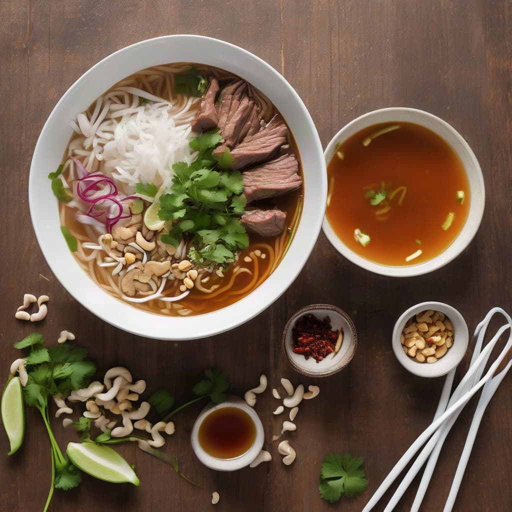 Satay Beef Noodle Soup (Phở Sa Tế)
