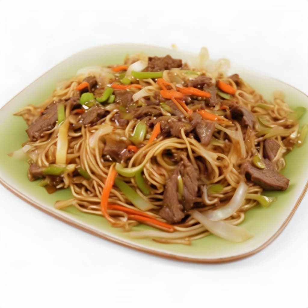 Stir Fried Lemongrass Beef Chow Mein