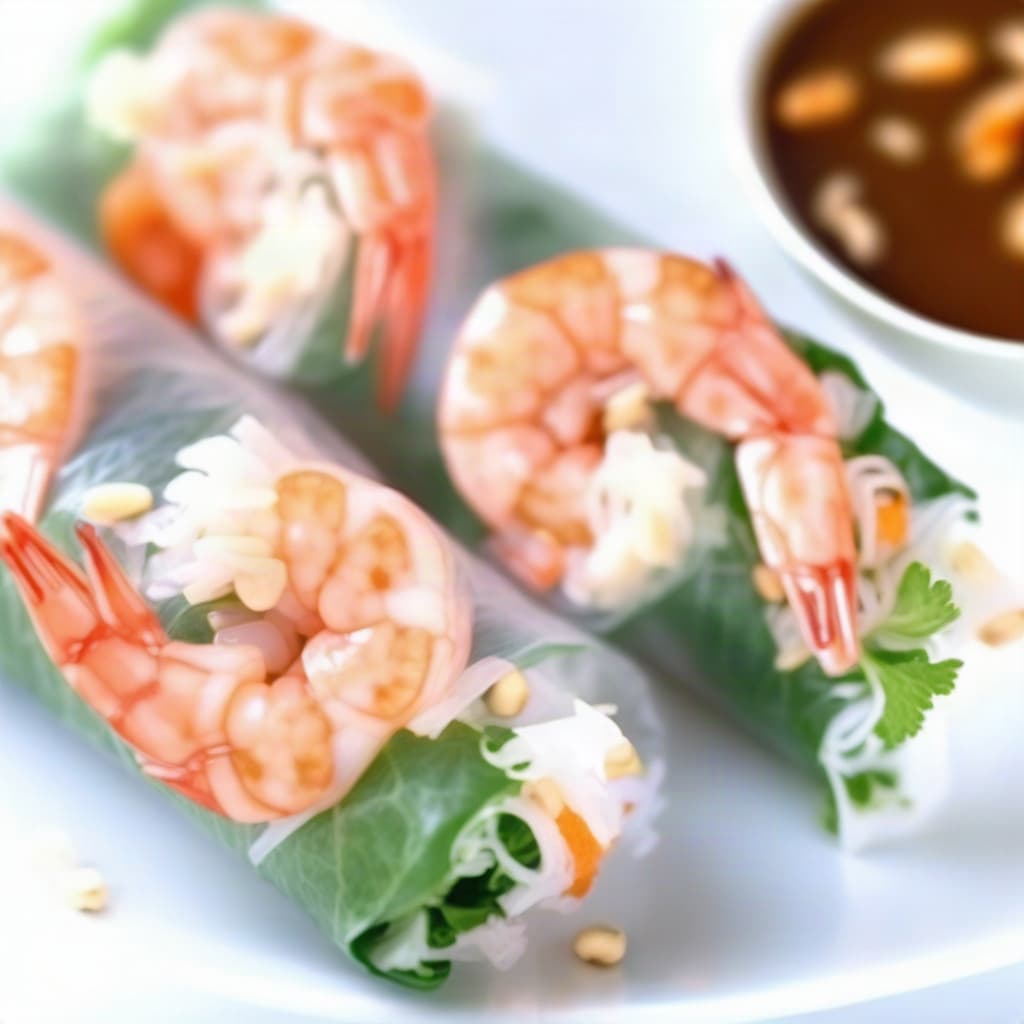 Shrimp Salad Rolls (4 pcs) (Tôm Gỏi Cuốn)