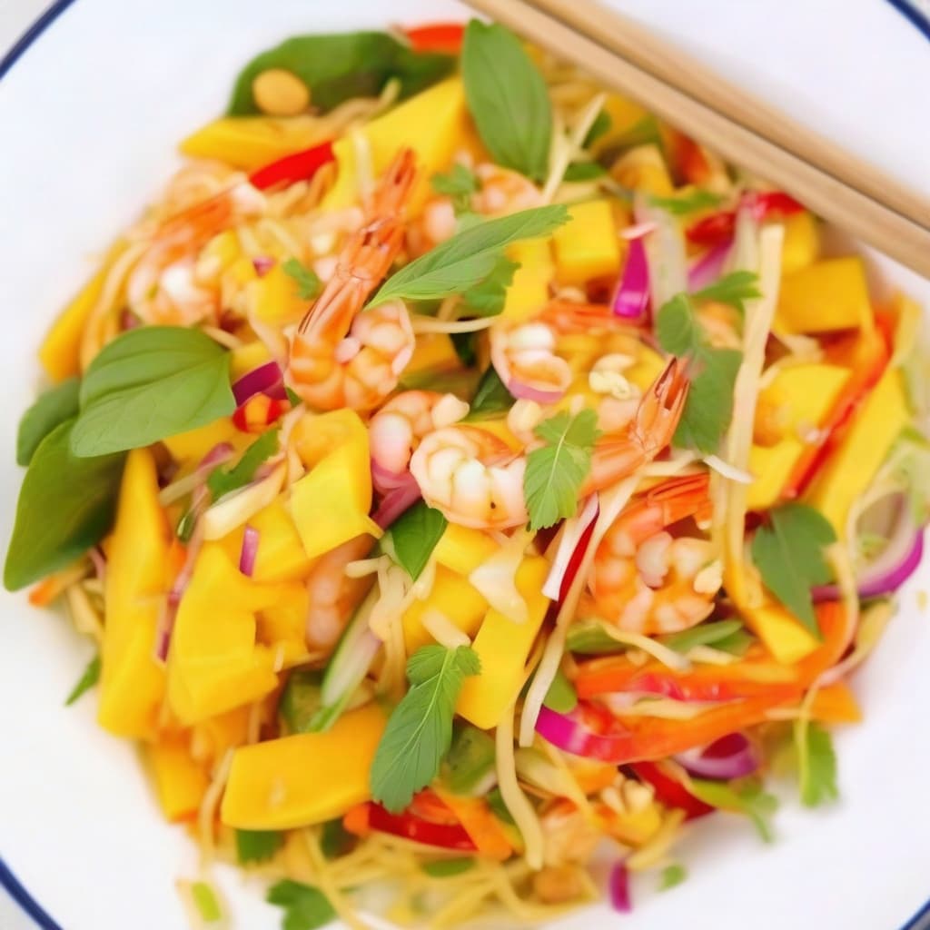 Mango Salad with Shrimp (Tôm Gỏi Xoài)