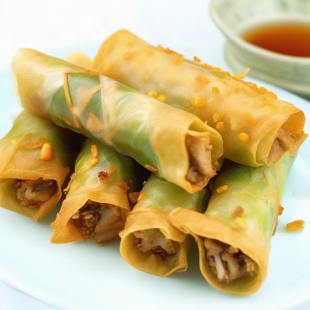 Pork Spring Roll (4 pcs) (Chả Giò Mặn)