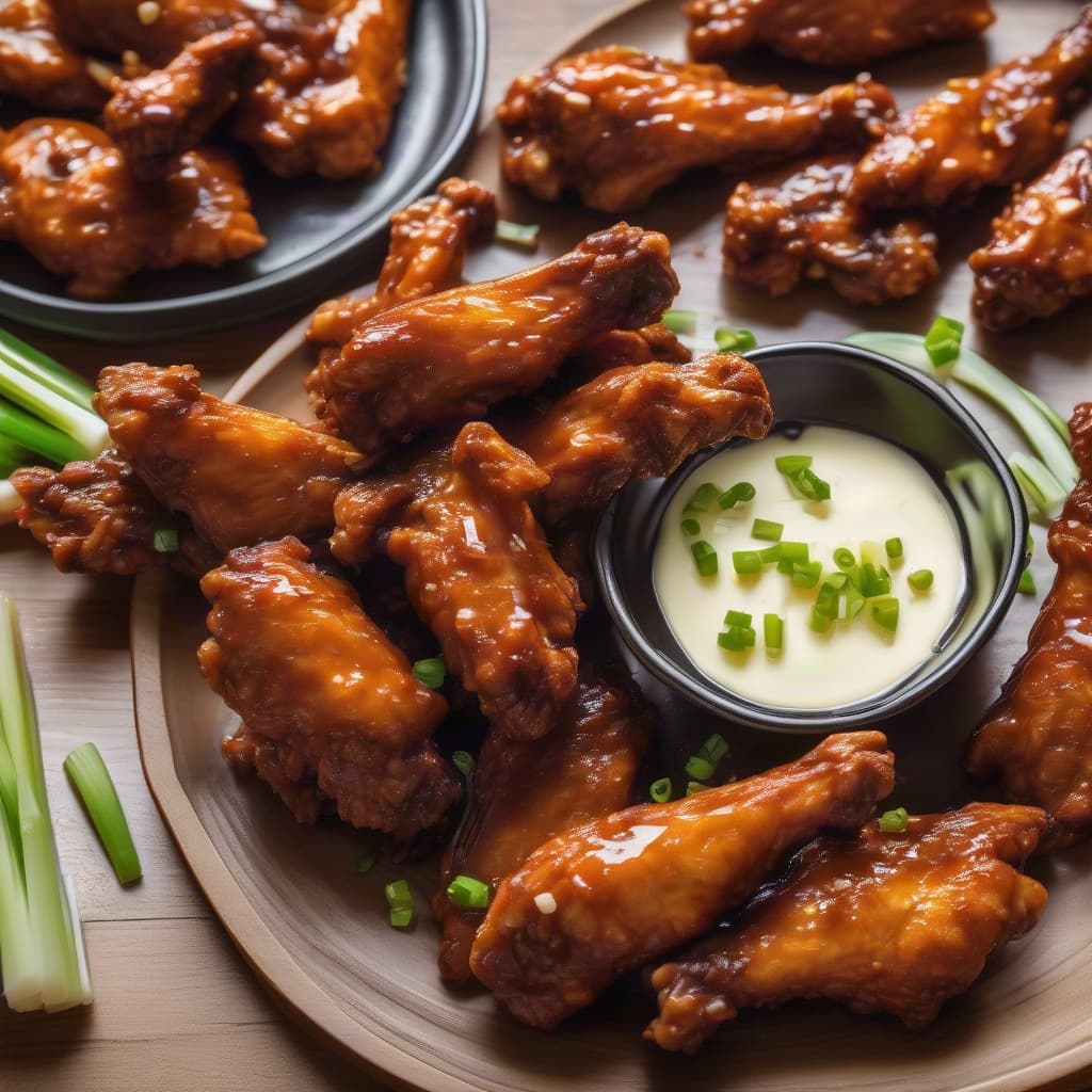 Fish Sauce & Butter Chicken Wings (8 pcs) (Nước Mắm Cánh Gà)