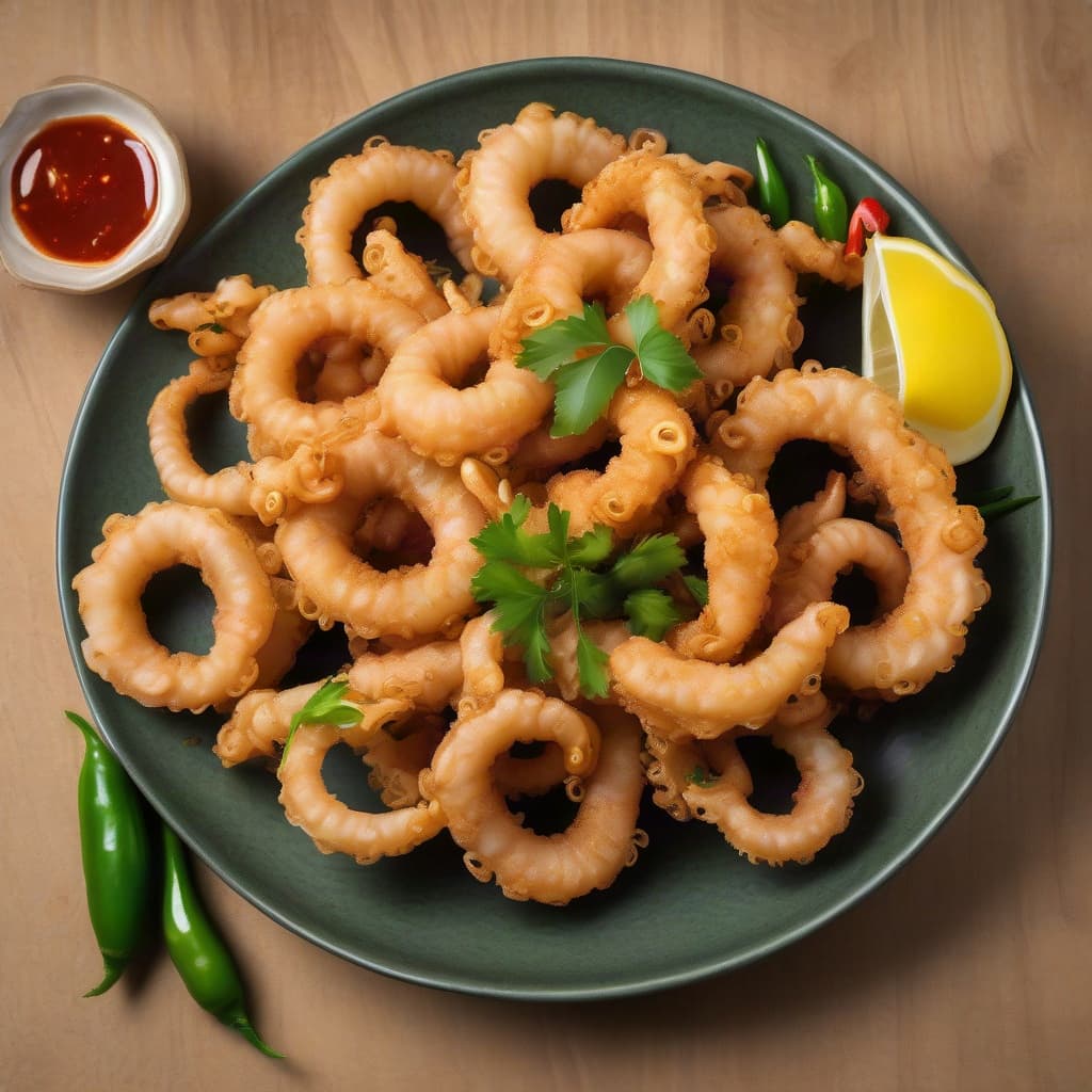 Deep Fried Squid (12 pcs) (Đồ Chiên)