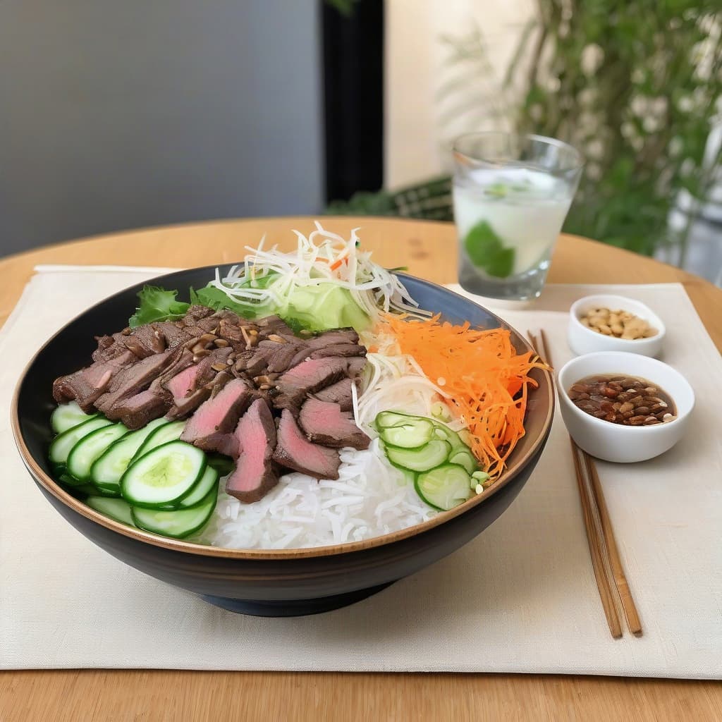Grilled Beef Vermicelli Bowl